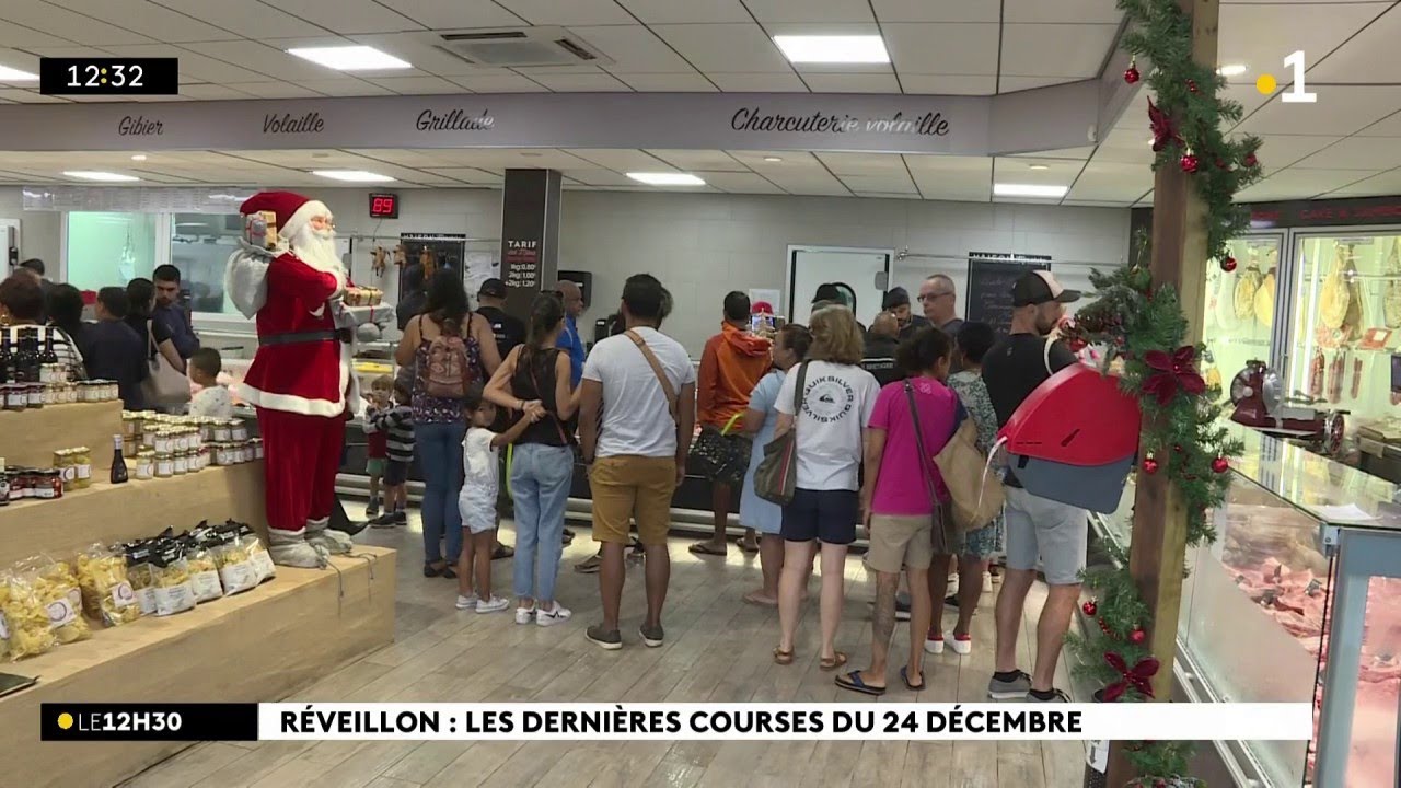 Si l’après-midi sera consacré à la préparation du réveillon, l’heure est aux dernières courses.