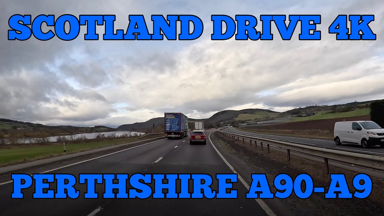 Driving Scotland 4k | Perthshire A90 and A9