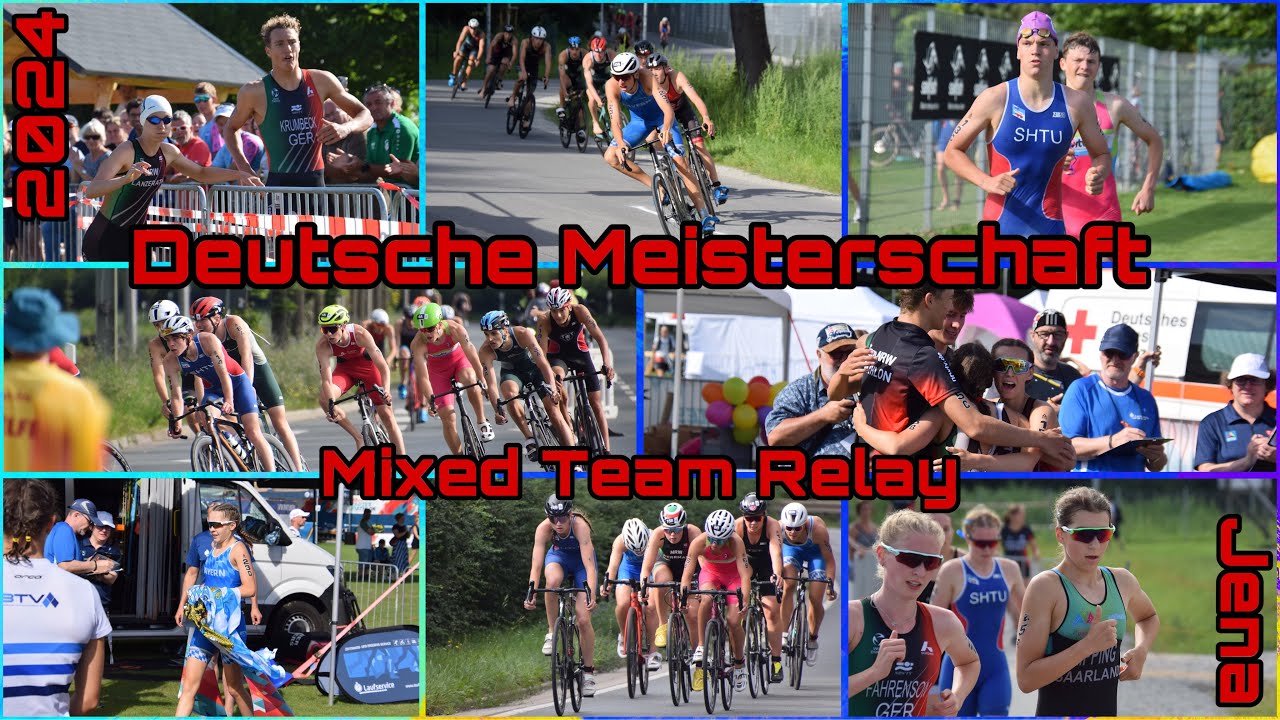 Deutsche Meisterschaft Mixed Team Relay Triathlon | Jena | 2024 | Matteo Kozka