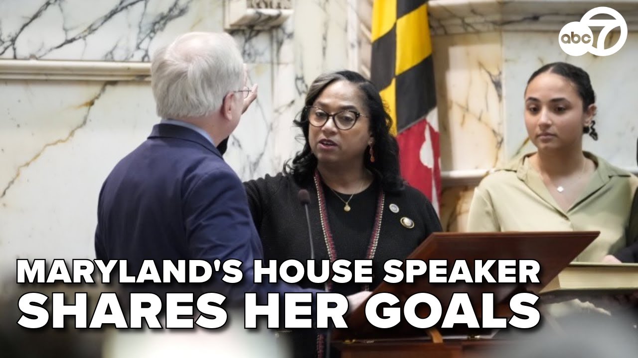 Maryland's new House Speaker shares her legislative goals