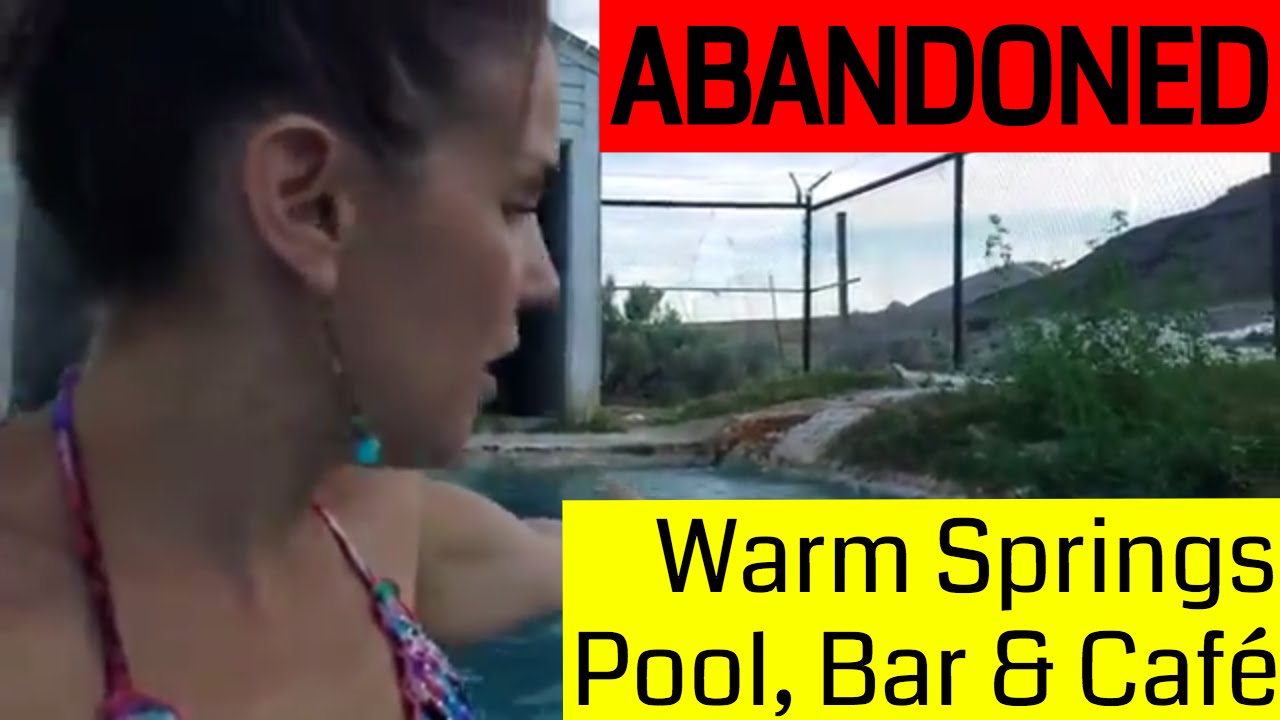 Abandoned Warm Springs Pool, Bar and Cafe in the Middle of Nowhere