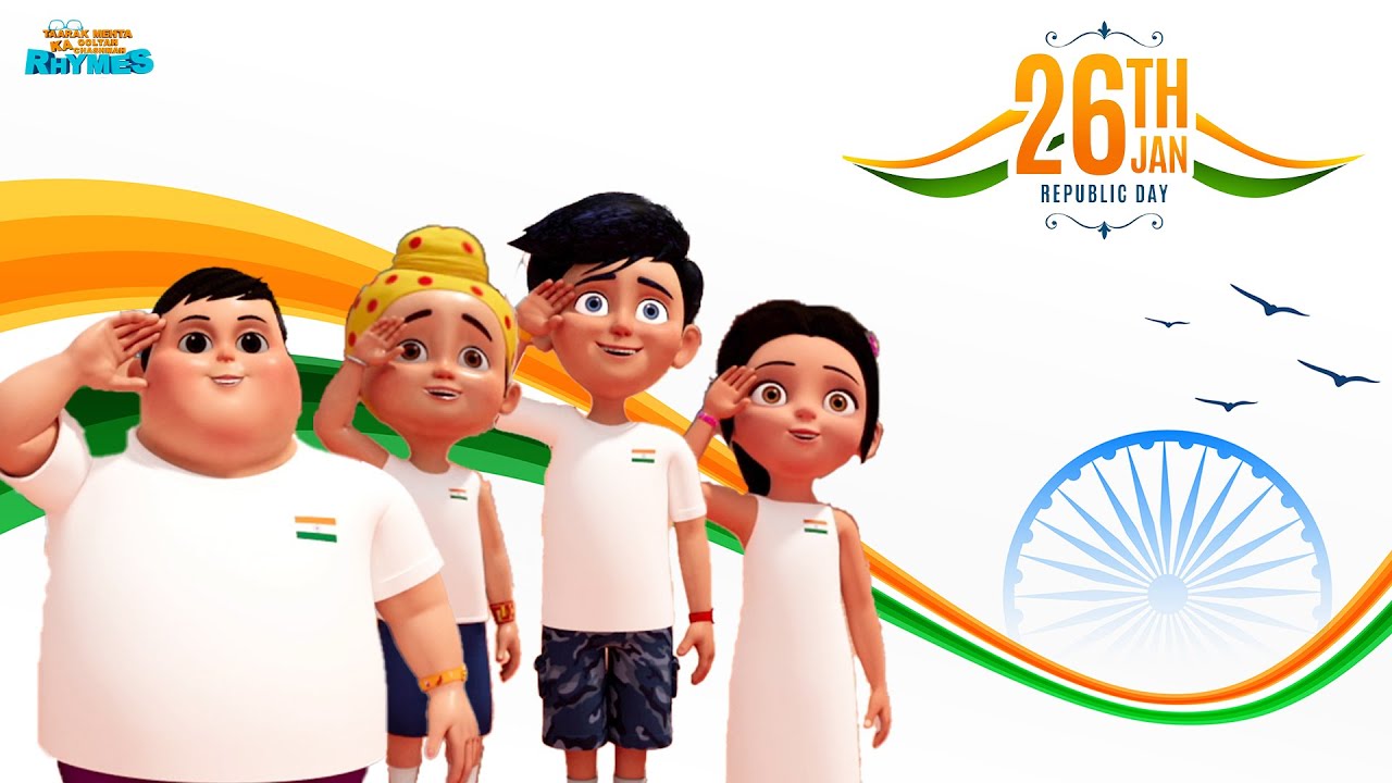 🎉 Republic Day Special: Jana Gana Mana | TMKOC Rhymes English 🇮🇳