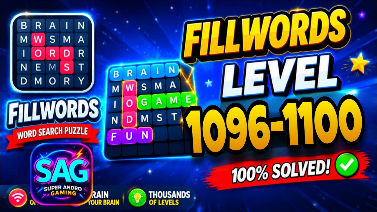 FILLWORDS level 1096 1097 1098 1099 1100