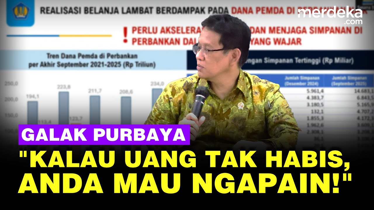 [FULL] Galak Purbaya Depan Tito, Semprot Anak Buah: Kalau Daerah Uang Tak Habis Anda Mau Ngapain?!