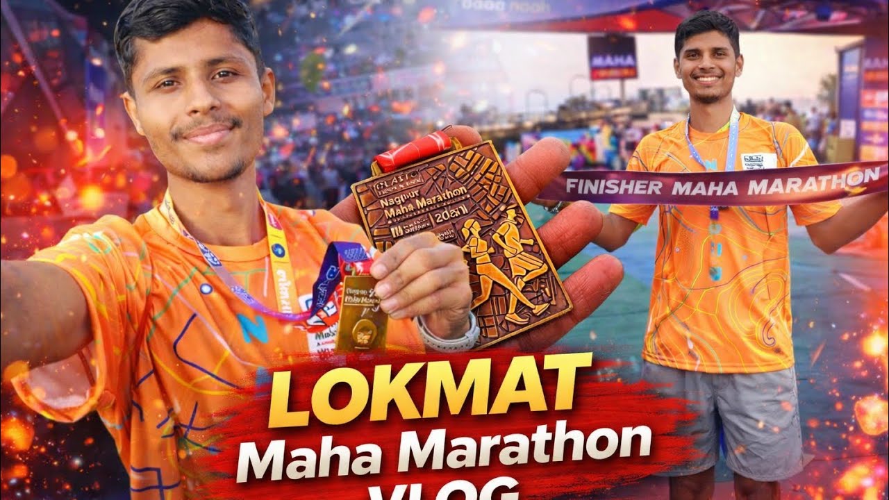 Lokmat Maha Marathon Vlog 2026 | Full Experience & Emotions