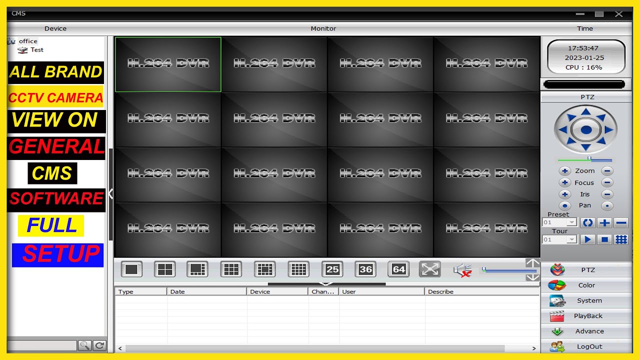 How to Install General CMS Software For Remote View All Brand CCTV Camera