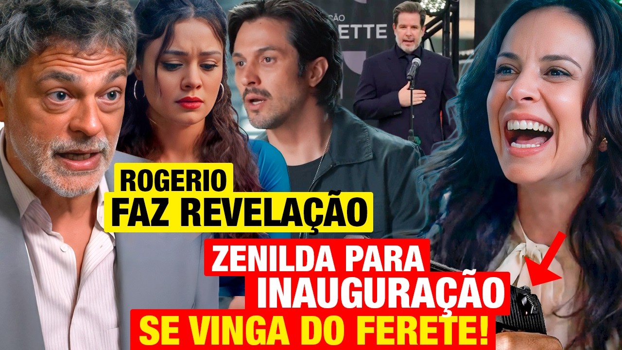 TRÊS GRAÇAS - Zenilda PARA EVENTO DO FERETE e da o TROCO em GRANDE ESTILO! Rogério faz REVELAÇÃO!