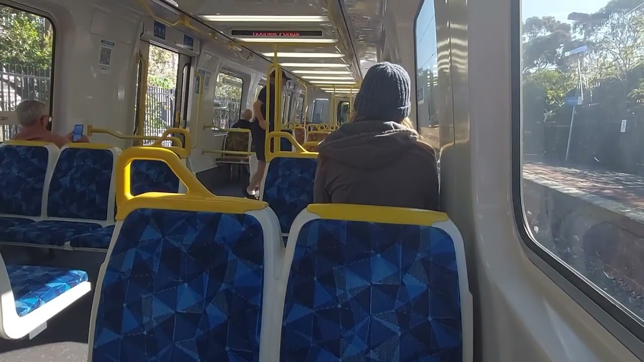 Melbourne Australia. Southern Cross station to Craigieburn station train ride.