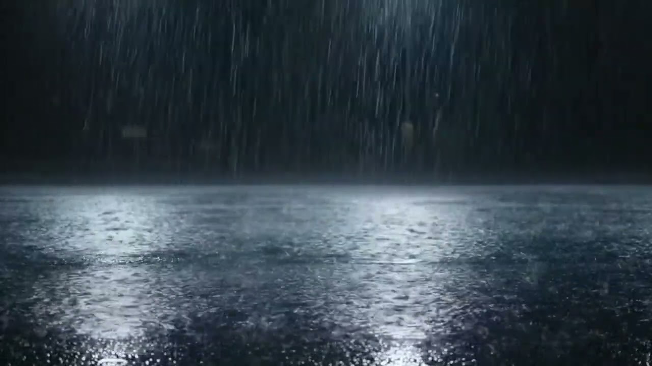 Forest Thunderstorm at Night ⚡️  Powerful Rain for Deep Sleep