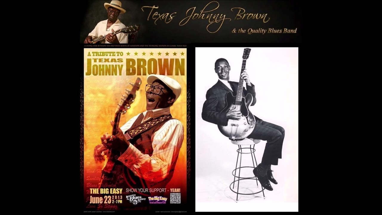 TEXAS JOHNNY BROWN and the Quality Blues Band 4 SONGS 1994