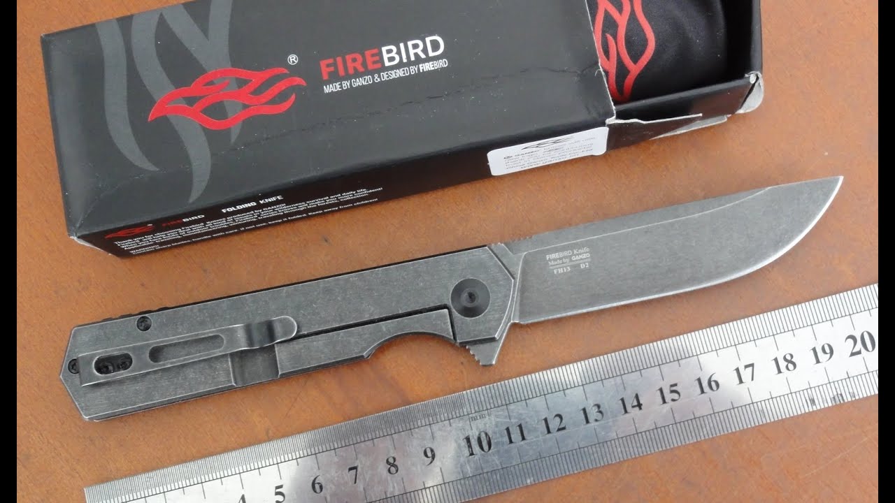 Firebird FH13, 60HRC, D2, все Сталь, BLACKWASH, EDC