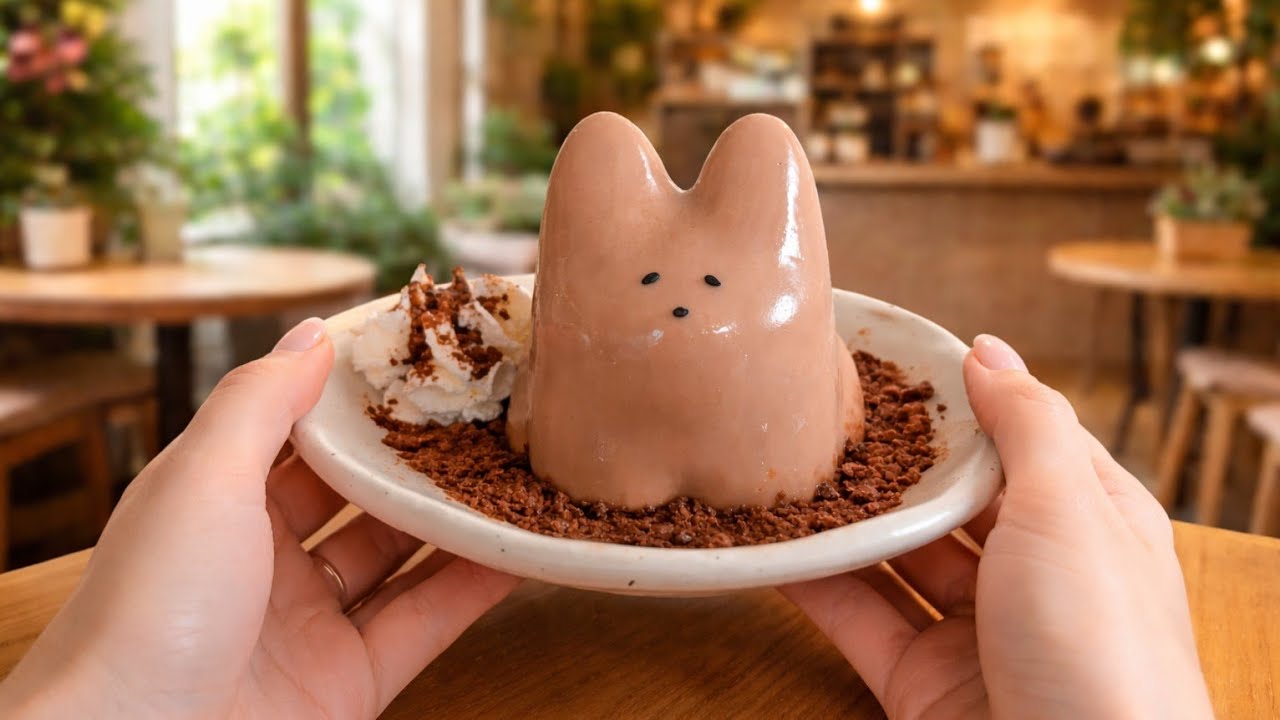 How Cute ! 🍮 Authentic Bunny Panna Cotta under $2.45 