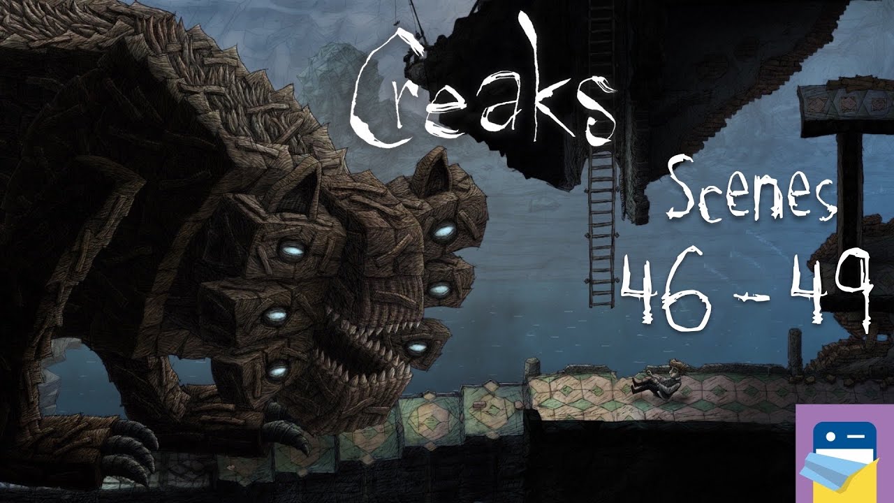 Creaks: Scenes 46 47 48 49 Walkthrough + Secret Room + Painting & iOS Gameplay (by Amanita Design)