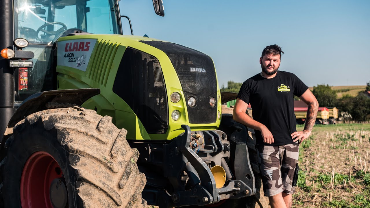 M&Oacute;J CIĄGNIK odc.35 Patryk i jego Claas Axion 820