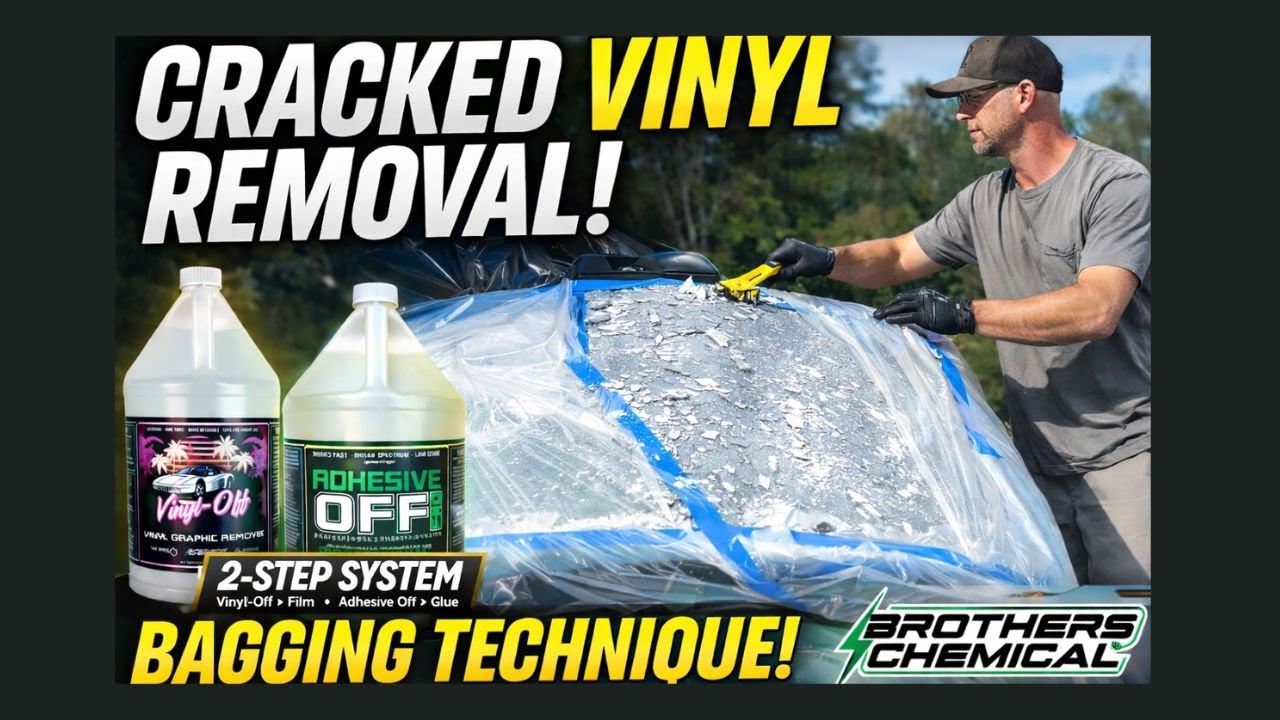 How to Remove Severely Cracked Vinyl (Bagging Technique)