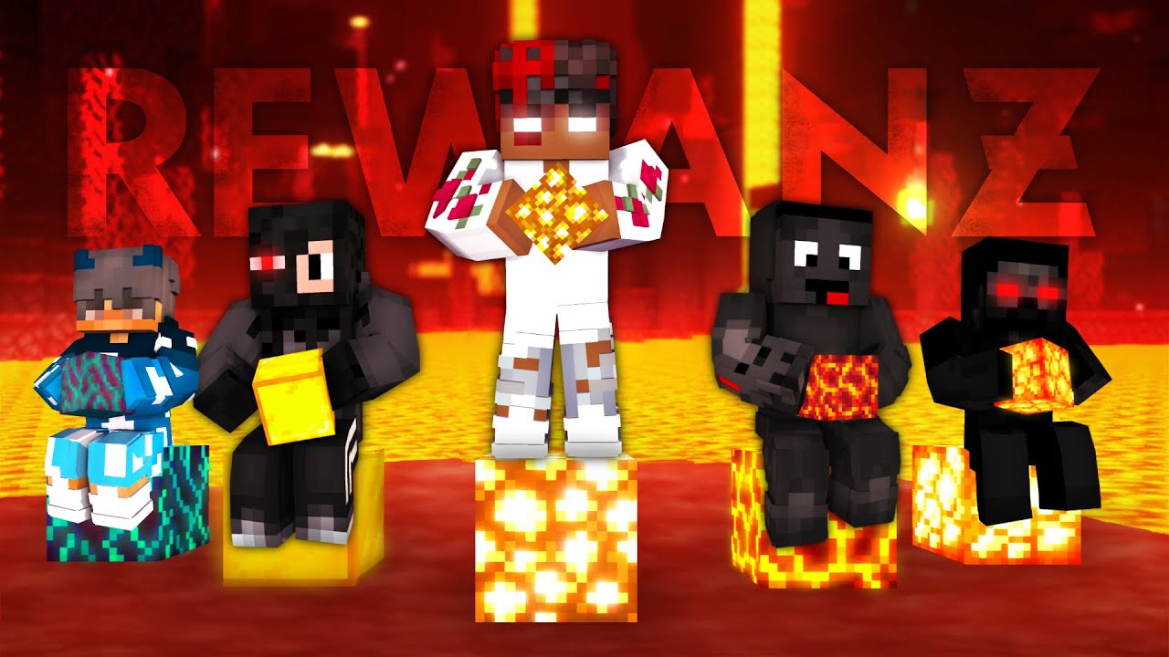NAPIERAK vs EKIPA RAPY - REWANŻ (minecraft block shuffle)
