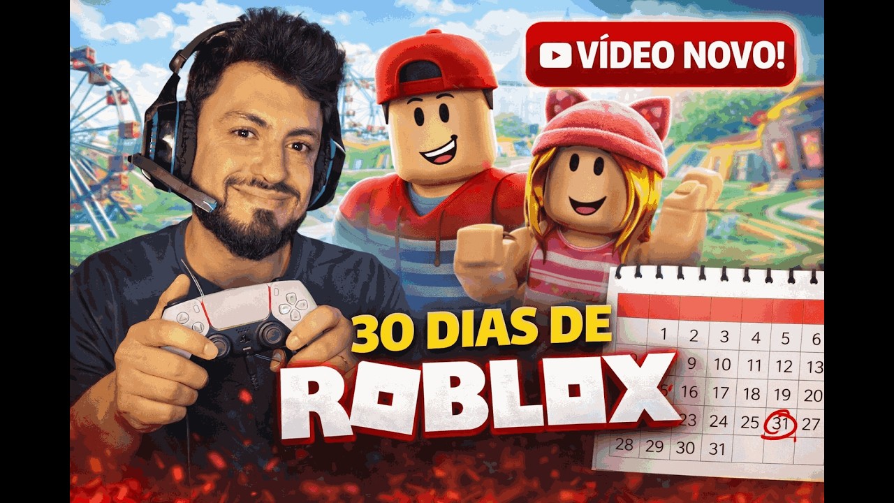 30  Dias de Roblox Vem jogar Roblox 😉 PT18👏😉