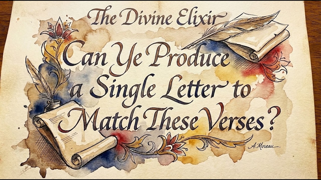 Can Ye Produce a Single Letter to Match These Verses?  Bahá'í Song