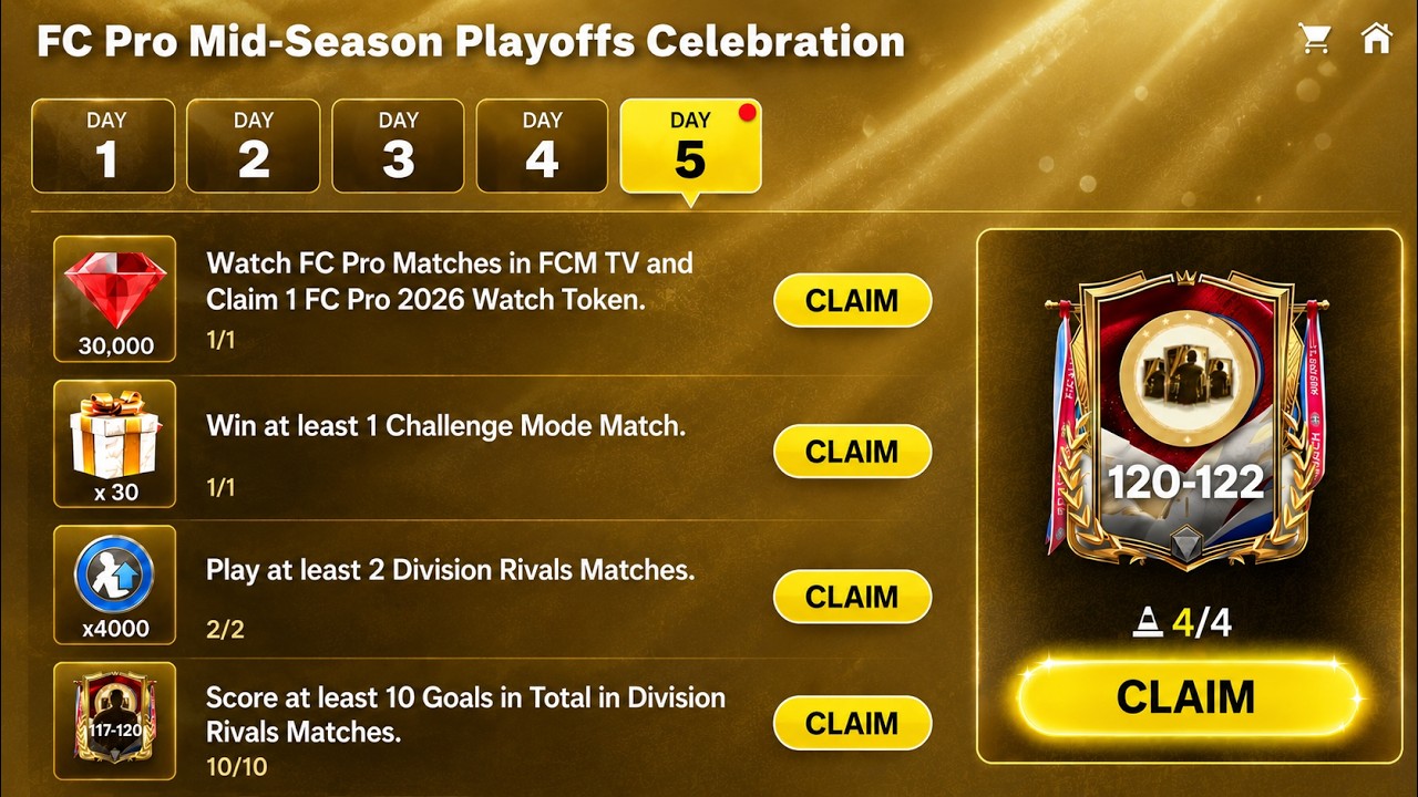 I Tried FC PRO CELEBRATION Rewards For 5 Days On a New Account... How high Did Our OVR Go? #fcmobile