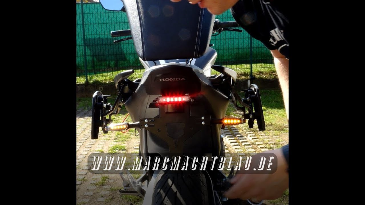 Kurzes Heck von Ibex, Montage an Honda NC700S (2012)