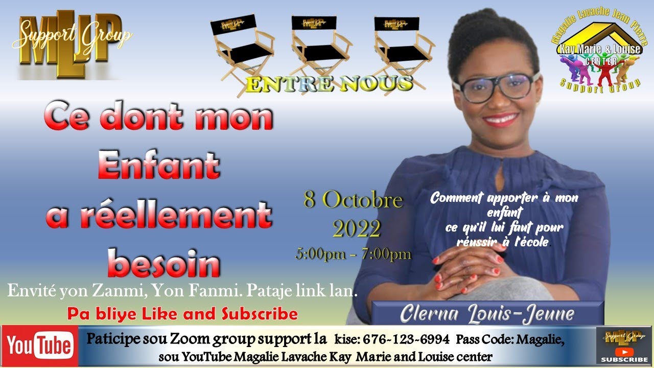 ENTRE NOUS | CLERNA LOUIS JEUNE | 8 Octobre 2022