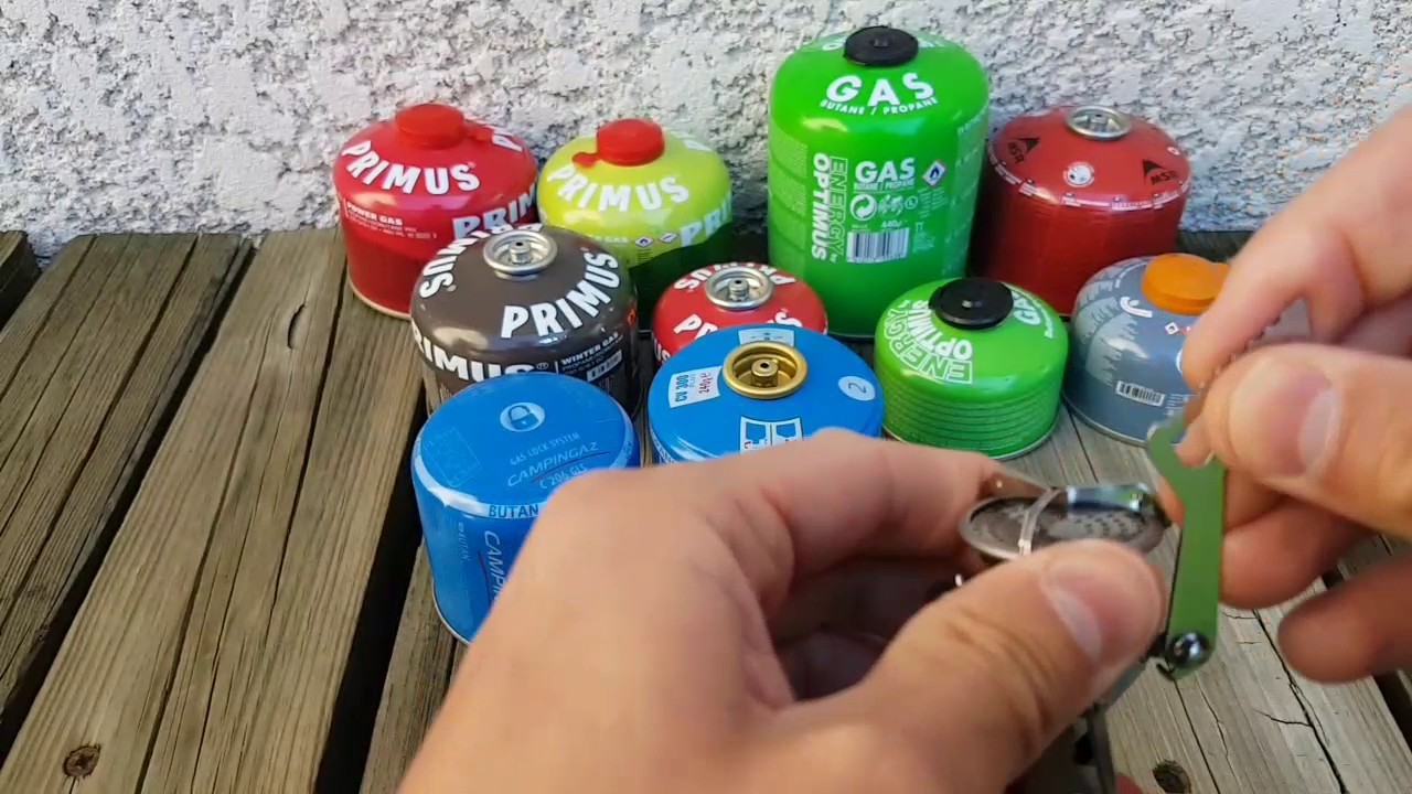 Adaptateurs de cartouches à valve et perçables pour votre réchaud à gaz