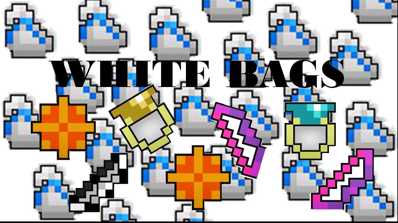 Rotmg Drop Montage - White Bags Galore!