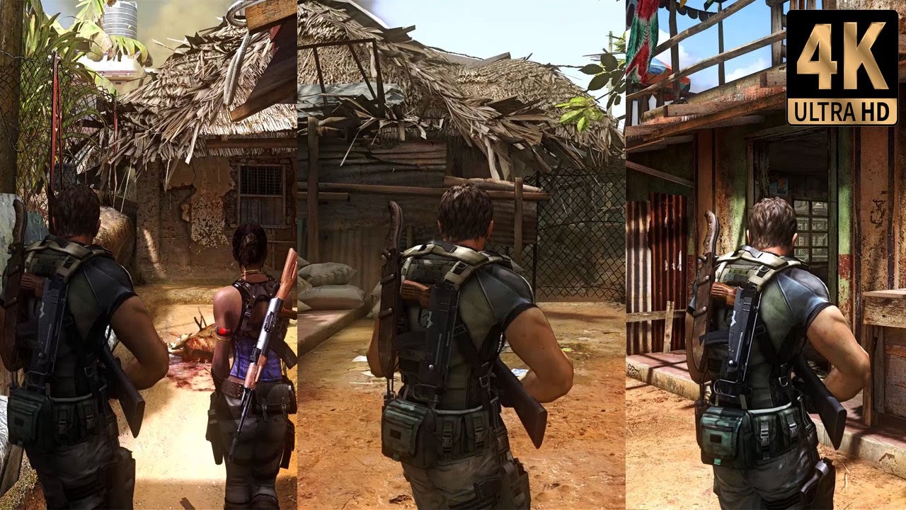 Resident Evil 5 Remastered 2024  - HD Textures for Characters and Weapons - Ultra Realistic Graphics
