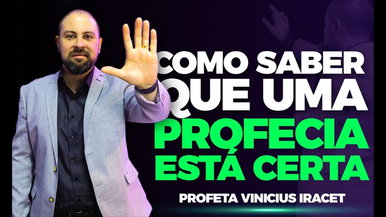 COMO SABER QUE A PROFECIA ESTÁ CERTA - COMO OUVIR A DEUS | Profeta Vinicius Iracet