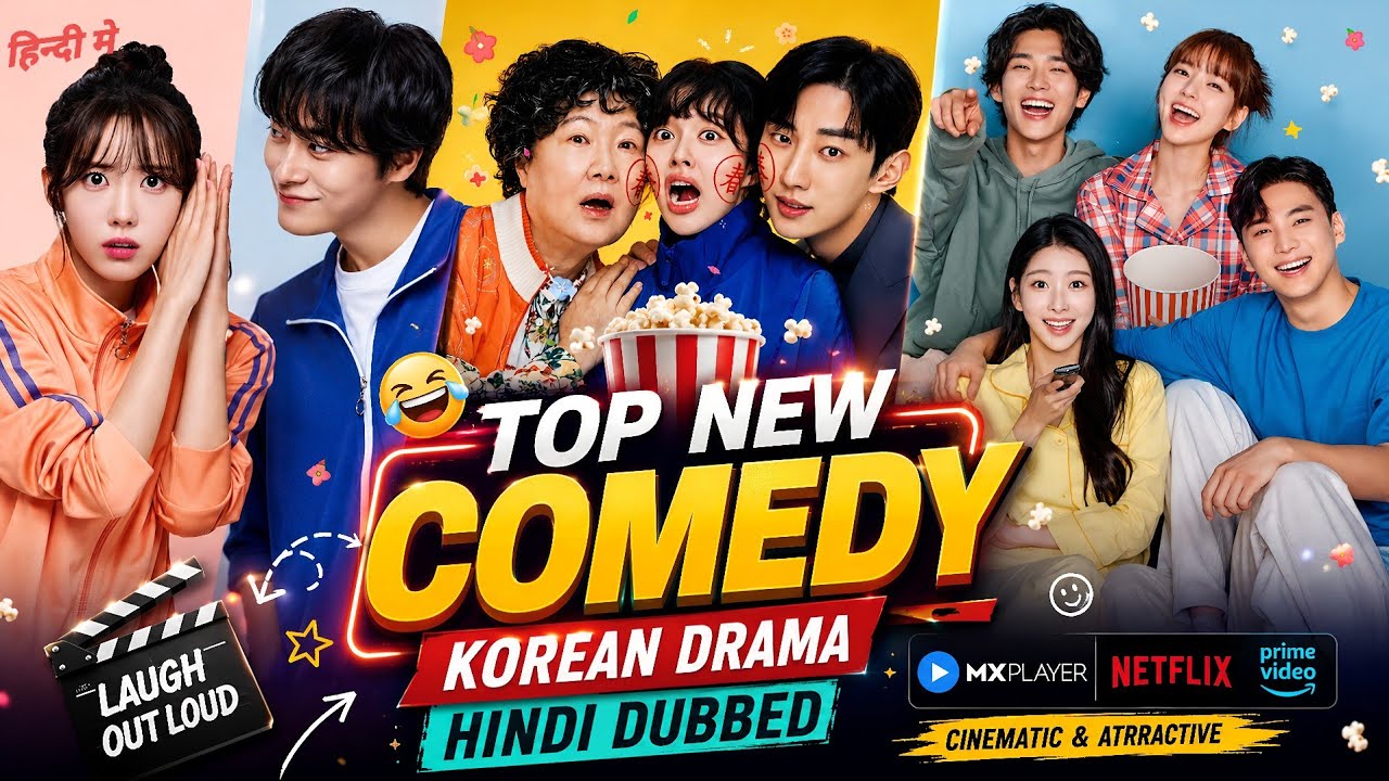 Top 10 Best Comedy Korean Drama In Hindi Dubbed On Mx Player | Netflix | prime video  Movie Showdown