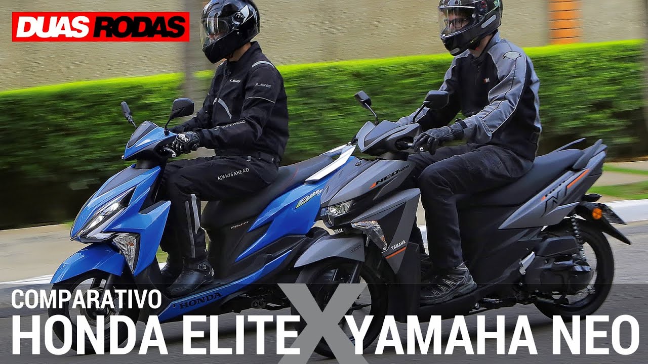 COMPARATIVO | HONDA ELITE x YAMAHA NEO 125