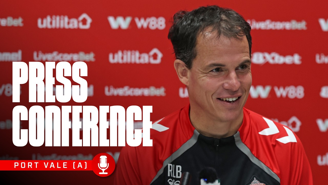 Port Vale vs Sunderland AFC | Régis Le Bris' Emirates FA Cup Press Conference