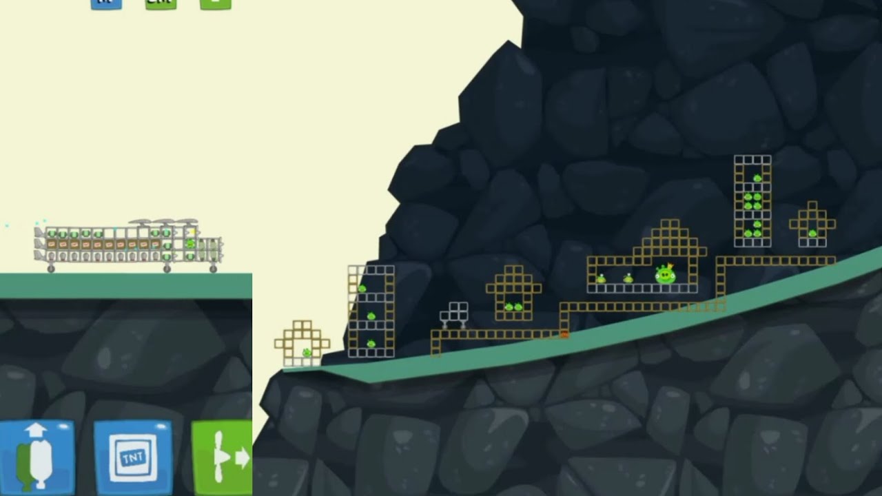 Bad piggies: bombing city!!! 