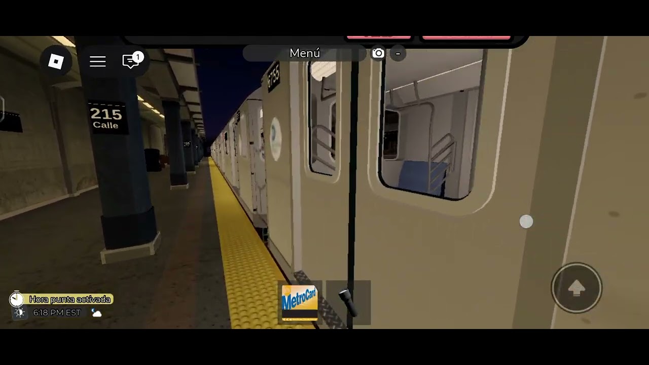 metro de Nueva York roblox marzo 2026 línea 1 local