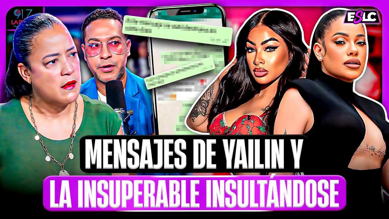 REVELAMOS MENSAJES DE WHATSAPP DE YAILIN Y LA INSUPERABLE DICI&Eacute;NDOSE DE TODO POR EL SR JIM&Eacute;NEZ