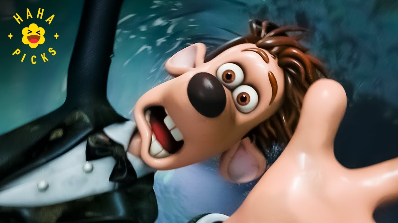 Roddy is Forced Down the Toilet by Sid | Flushed Away