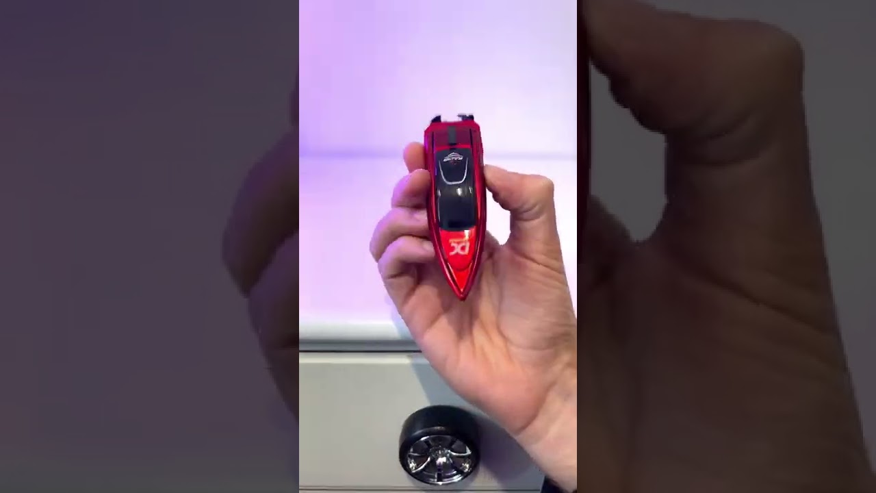Worlds smallest RC speedboat!? Let&rsquo;s check it out! #rcboat #worldssmallest #rcdrifttok