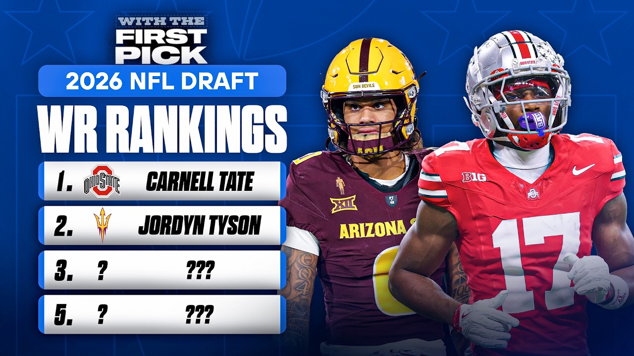 FINAL 2026 NFL Draft WR Rankings: Our Top 5 Prospects At The Position