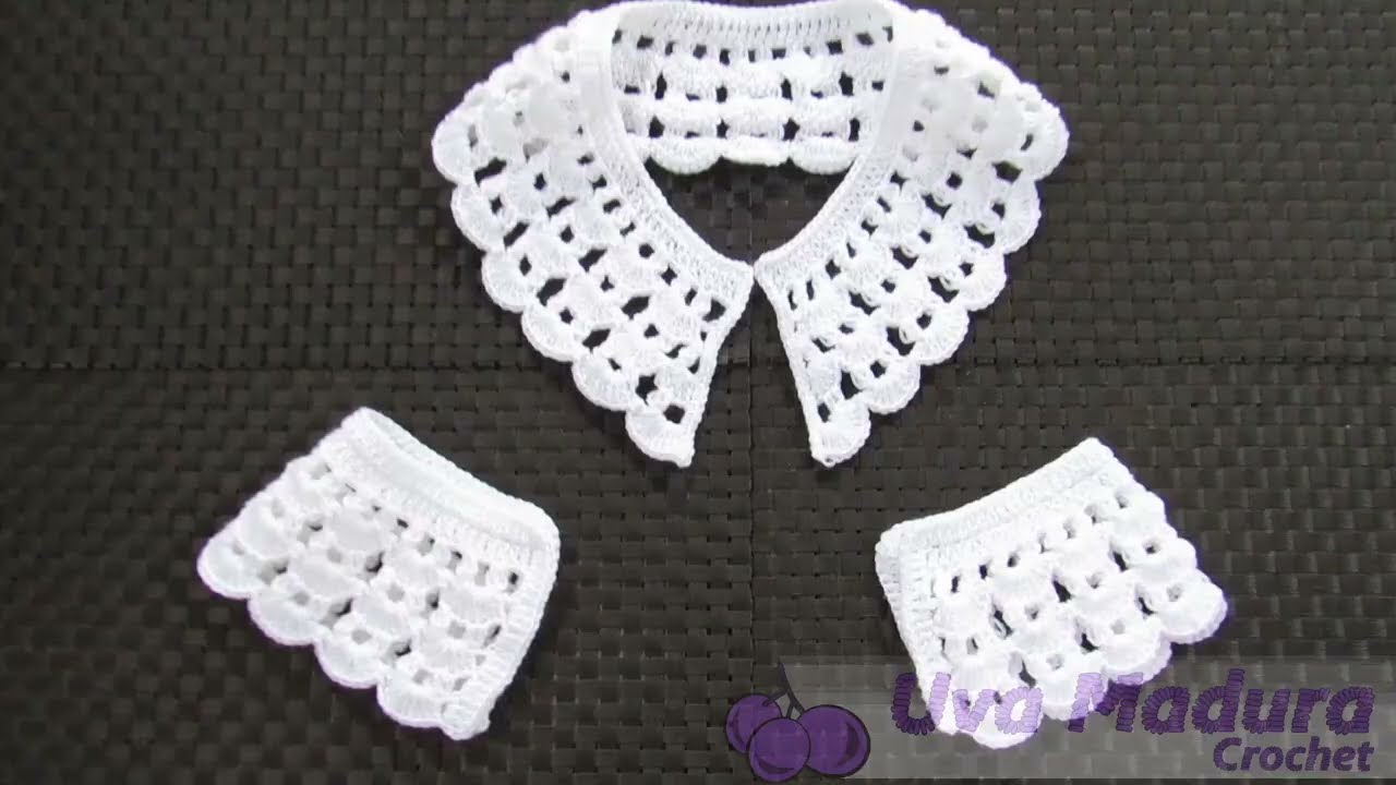 CUELLO MERLINA WEDNESDAY Tejido a CROCHET Ganchillo Tutorial