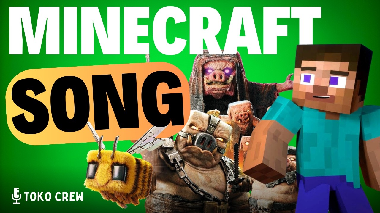 ♪♪♪ MINECRAFT SONG ♪♪♪ - Toko CREW [Official Music Video]