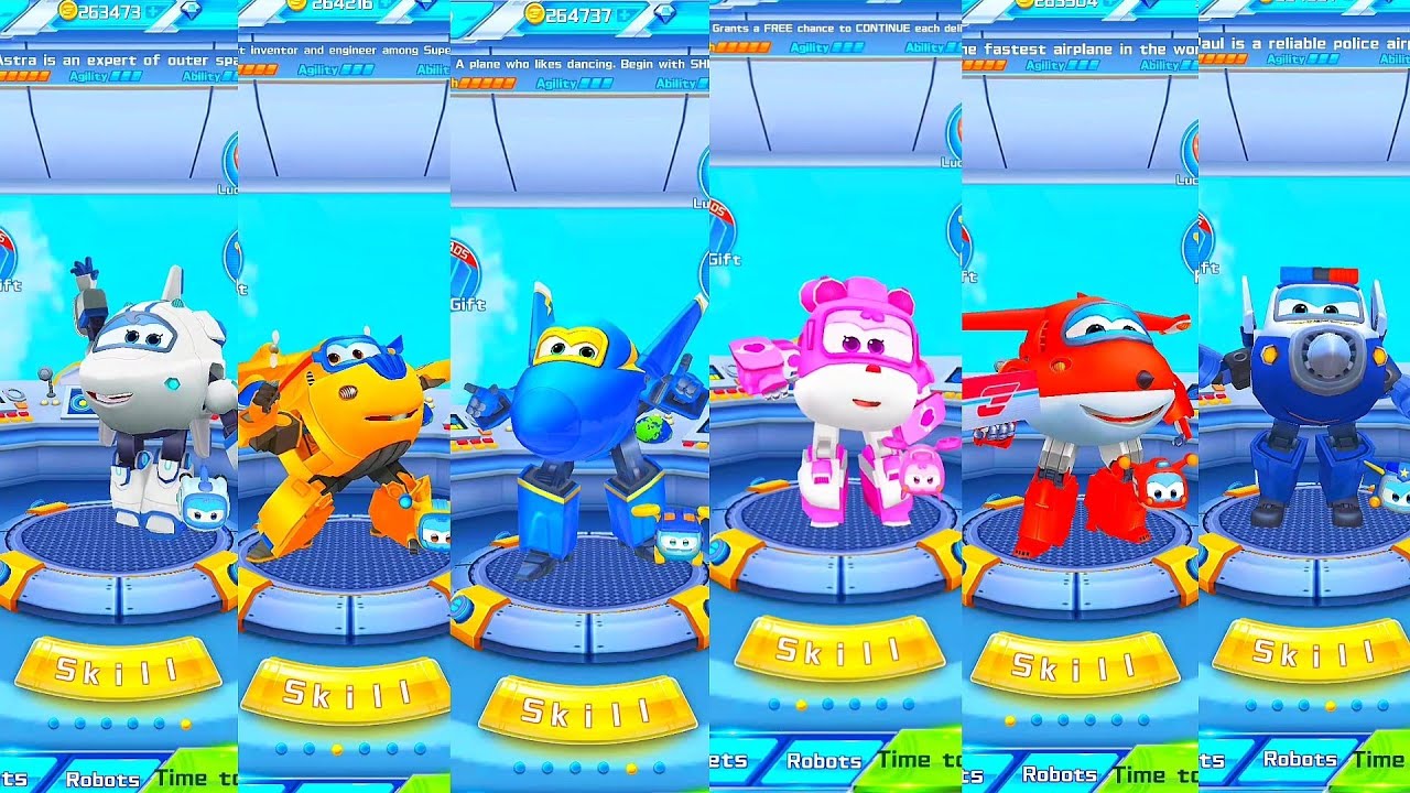 Super Wings Jett Run.Astra vs Donnie vs Jerome vs Dizzy vs Jett vs Paul Gameplay Android #201