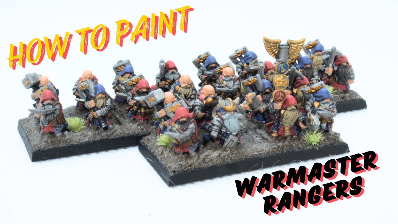 How to Paint: Warmaster Dwarf Rangers