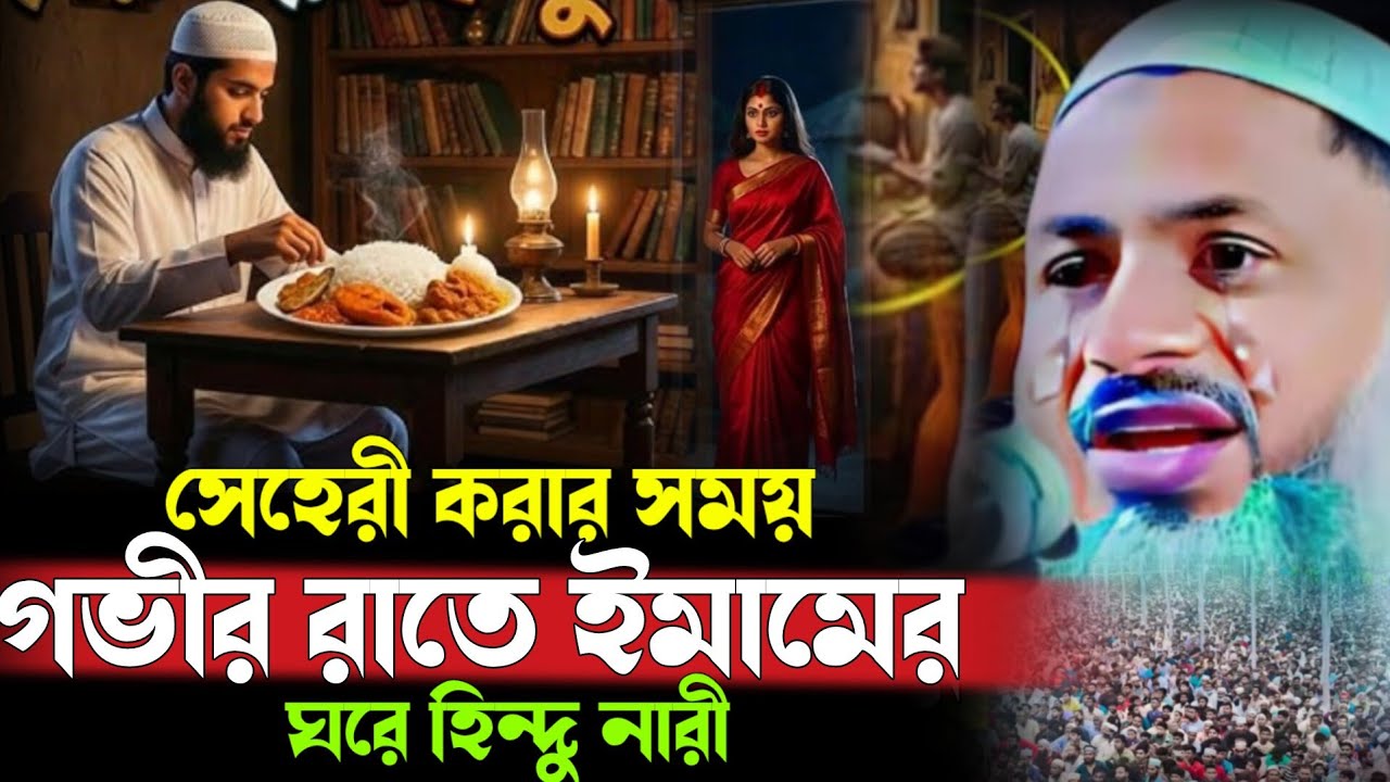 সেহরি করার সময় গভীর রাতে ইমামের ঘরে হিন্দু নারী?Maolana Noor Mohammad khatir Saheb