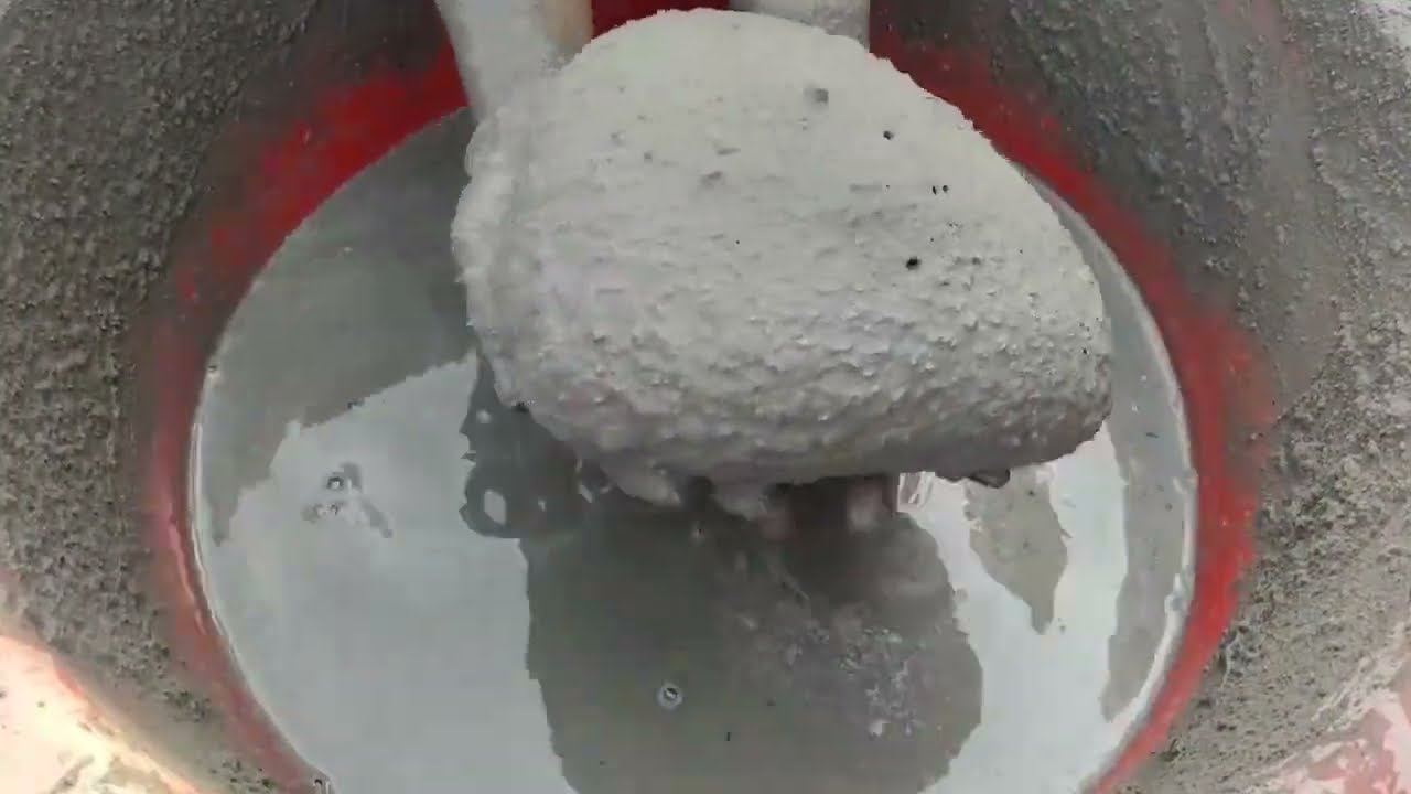 AS ASMR|| sand cement chunks and shapes crumbling
