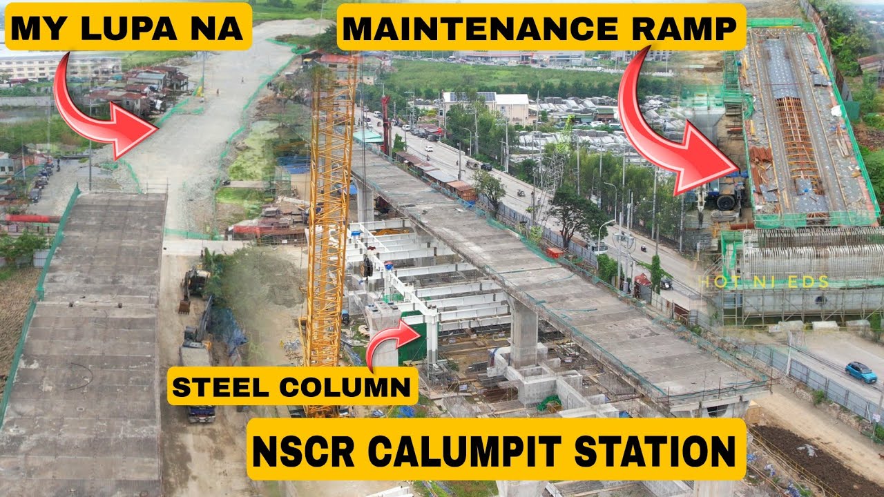 NAPA-WOW TAYO SA NSCR CALUMPIT AT RIGHT OF WAY BINISITA ULIT NATIN DAMI NG NAGAWA AT GINAGAWA!
