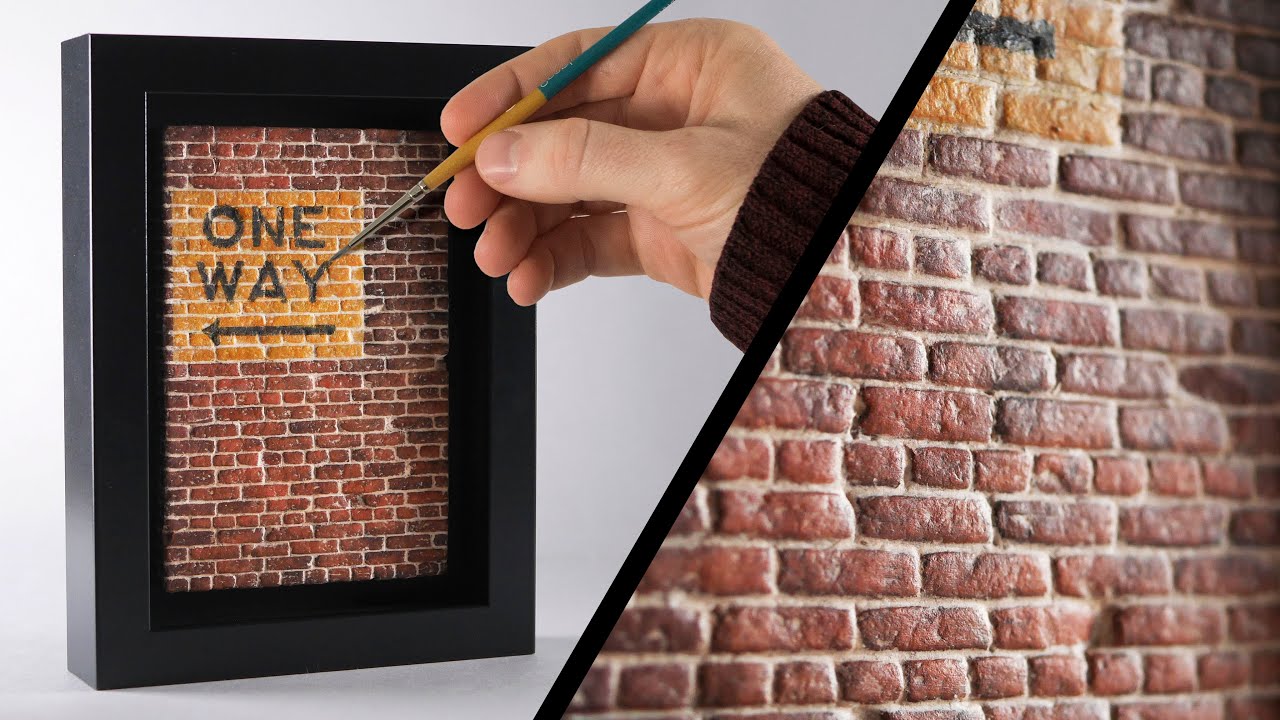 Ultra-Realistic Brick Wall Facade - 1/12 Scale