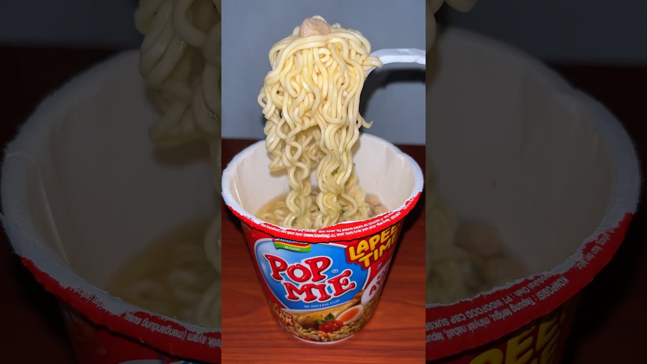 SIMPEL BUATNYA! Popmie rasa ayam emang gak pernah bosenin 