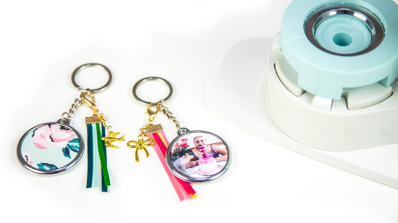 Mother's Day Keychains with the Button Press