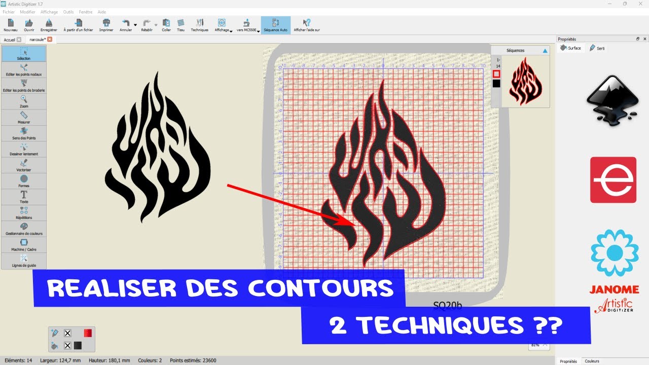 Réaliser des Contours avec 2 techniques différentes #vectorisation #inkscape #numérisation