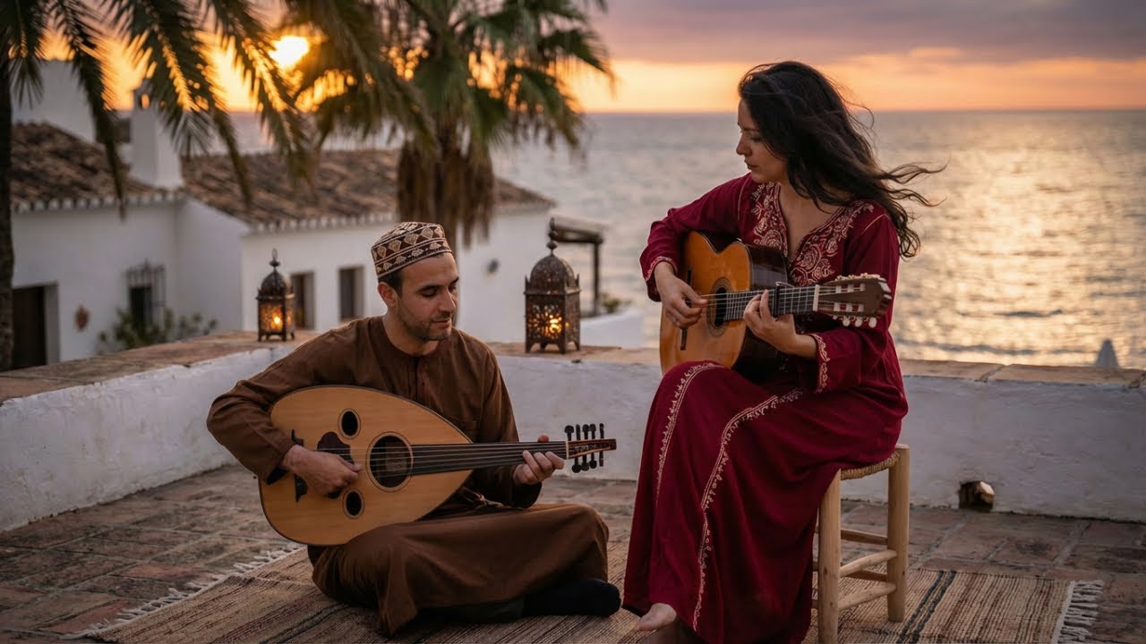 Emotional Mediterranean Night | Oud & Flamenco Guitar